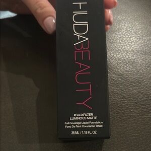 HUDA BEAUTY Luminous Matte Foundation - Churro Shade Brand New In Box